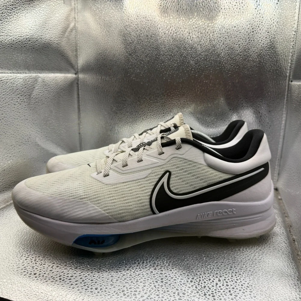 Size 13 Nike Air‎ Zoom Infinity Tour White/Black Mens Running Shoes DC5221-103